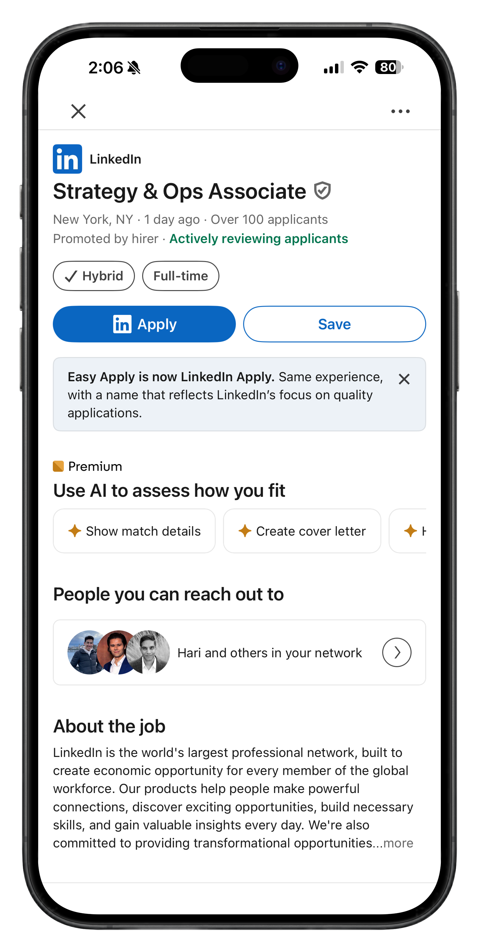 Verifications on Jobs